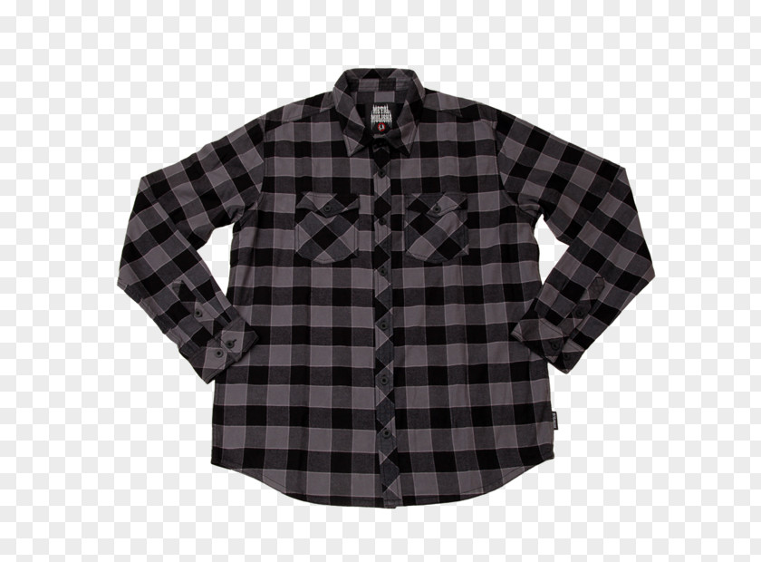 Metal Mulisha Hoodie Sleeve T-shirt Flannel Check PNG