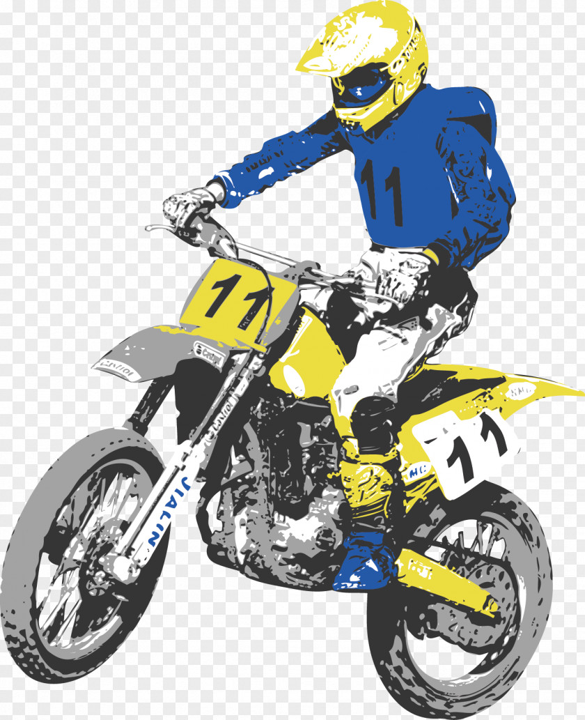 Motorcycle Racing Freestyle Motocross Sport PNG