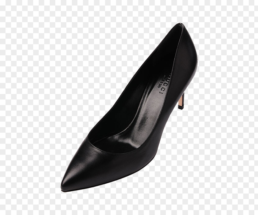 Noble Black Gucci Heels Court Shoe Armani High-heeled Footwear PNG