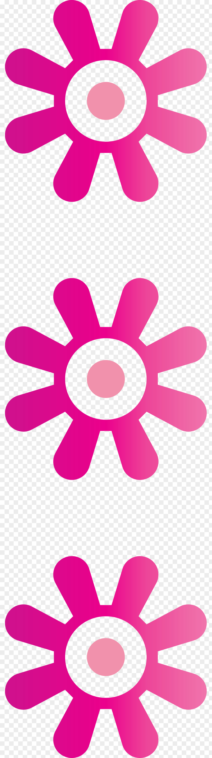 Petal Pink M Pattern Area Line PNG