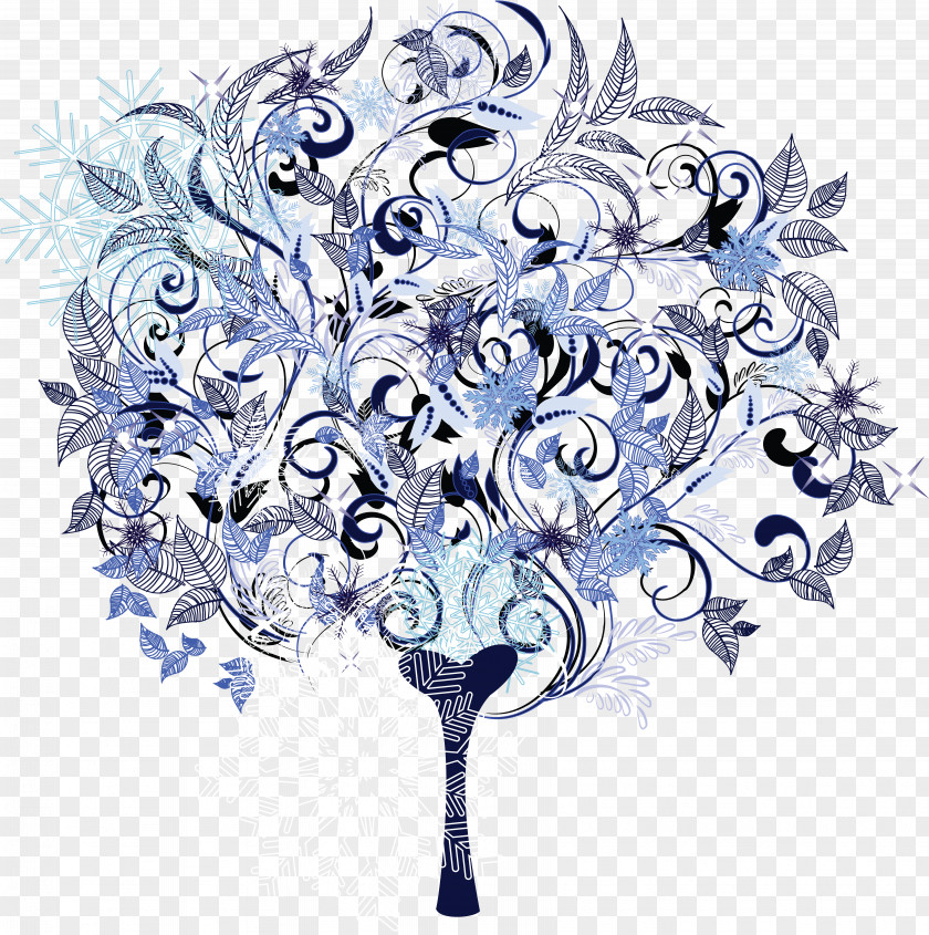 Snow Tree Drawing Clip Art PNG