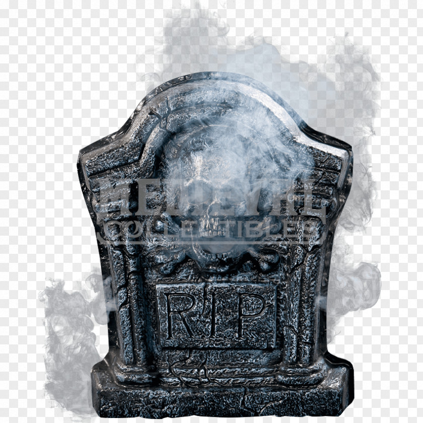 Tombstone Headstone Fog Machines Memorial Halloween PNG
