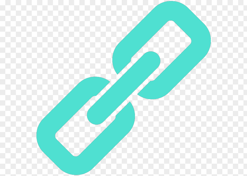 Turquoise Hyperlink Pointer Clip Art PNG