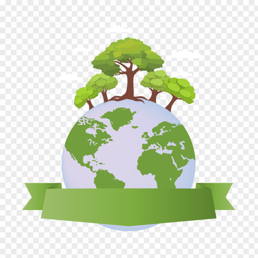 Vector Green Earth World Environment Day Natural Euclidean Megabyte PNG