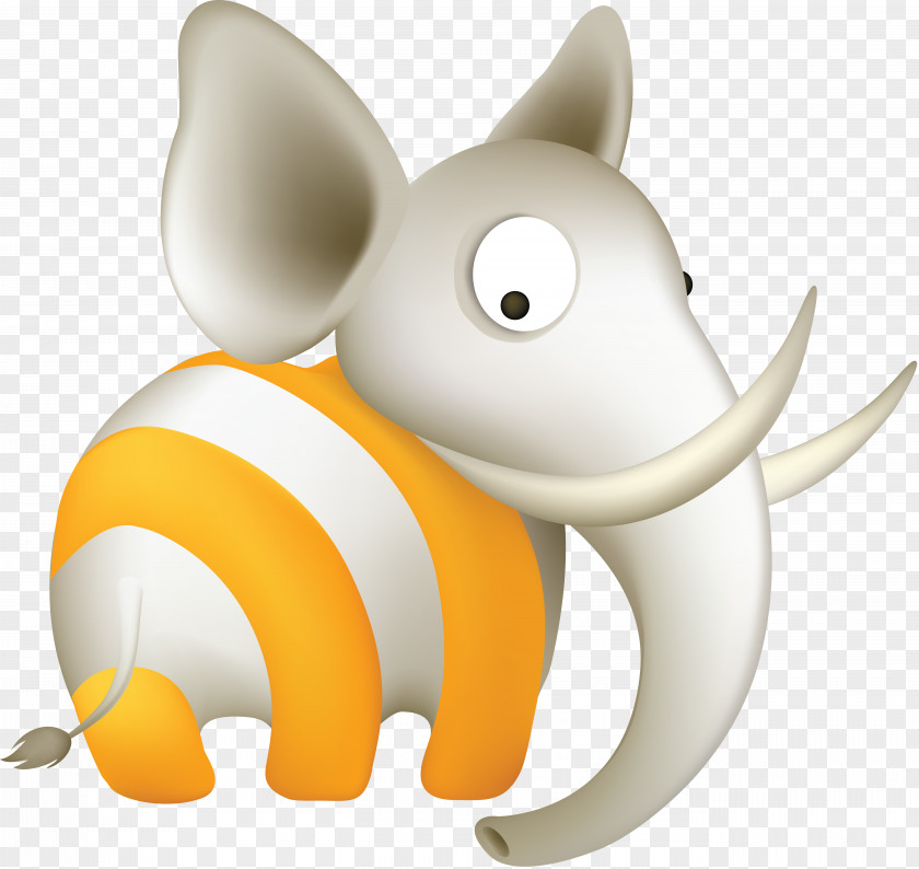 Cute Elephant RSS Web Feed Blog PNG