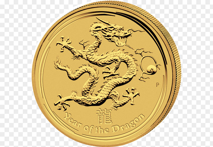 Dragon Perth Mint Ounce Dog Bullion Coin PNG