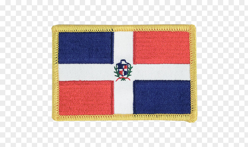 Flag Patch Of The Dominican Republic Fahne PNG