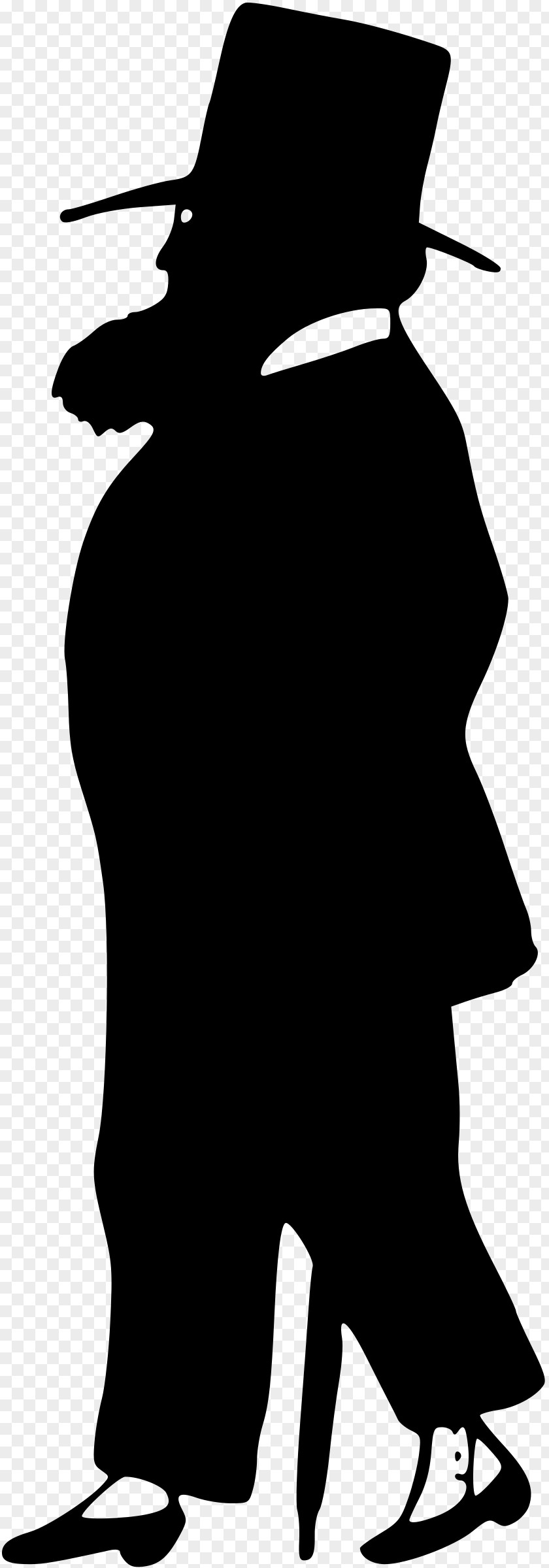 Gentleman Silhouette Drawing Clip Art PNG