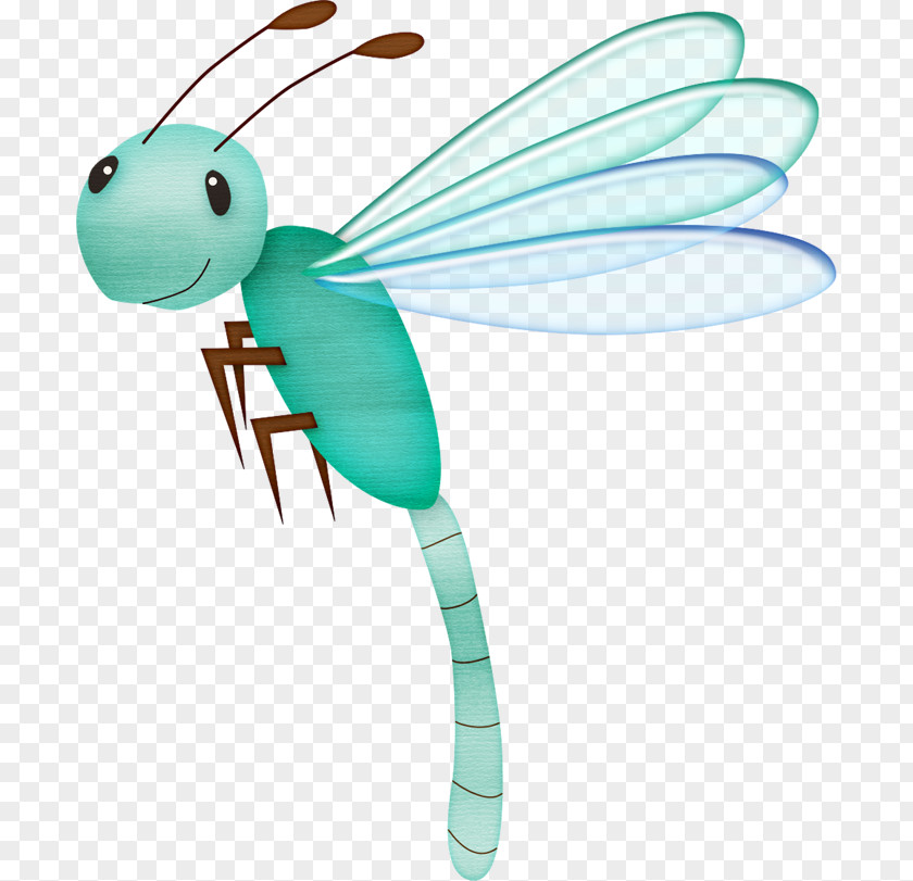 Hand-painted Dragonfly Insect Cartoon Clip Art PNG