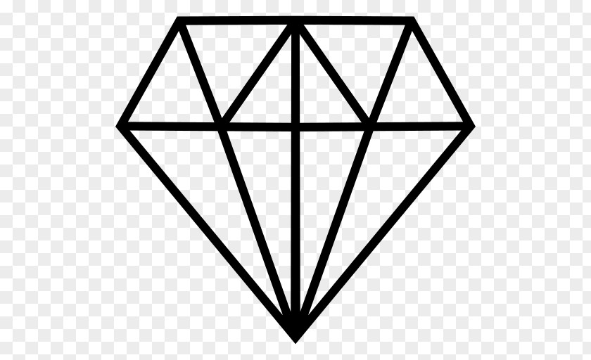 Logo Line Art Diamond PNG