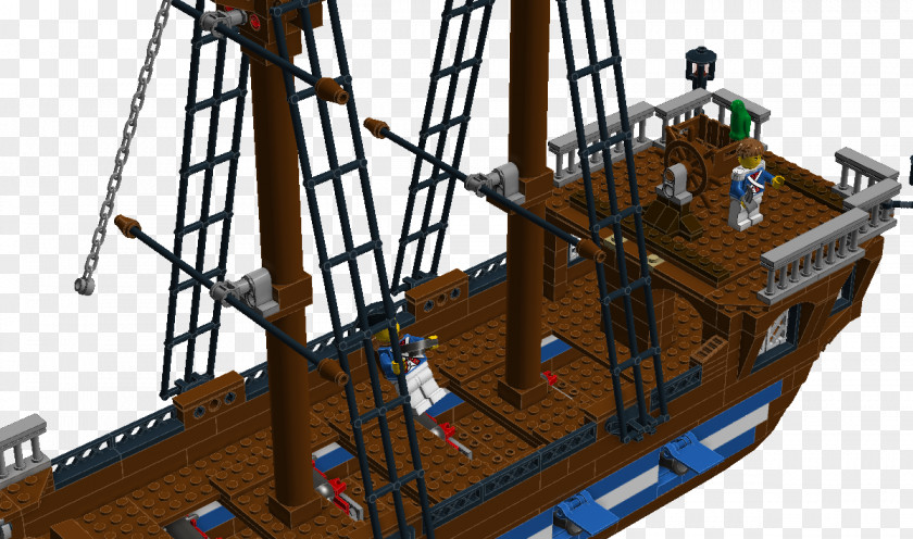 Tall Lego Crane Manila Galleon Naval Architecture Caravel Fluyt PNG