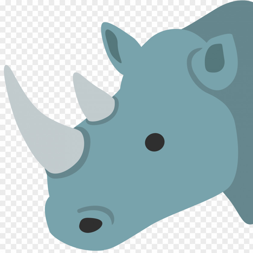 Emoji Rhinoceros Emojipedia Android Nougat Art PNG