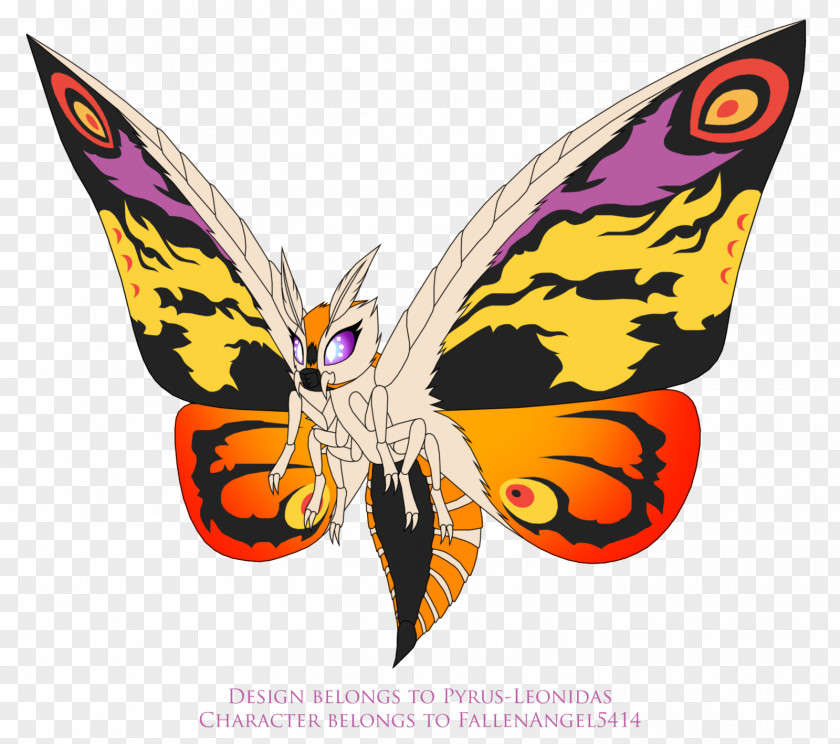 Godzilla Mothra Gomora Monarch Butterfly Junior PNG