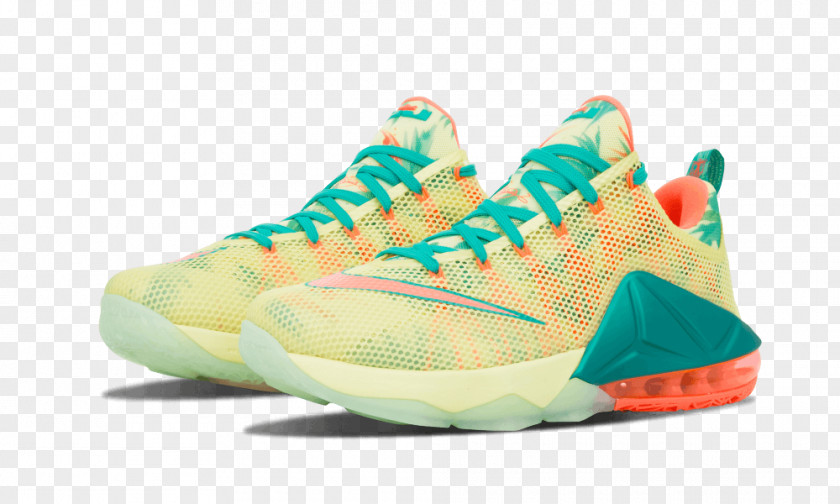 Lebron 9 Mango Sports Shoes Sportswear Product Design PNG