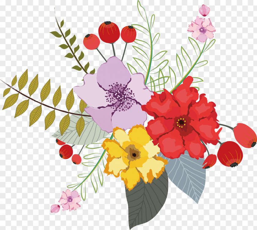 Painting Flowers In Europe And America Small Fresh Flower Stock Photography Blume Illustration PNG