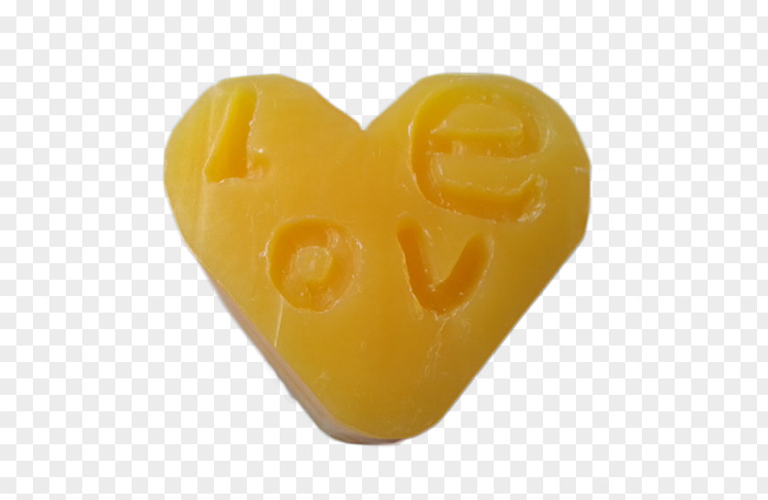 Soap Decorative Material Picture Yellow Heart PNG