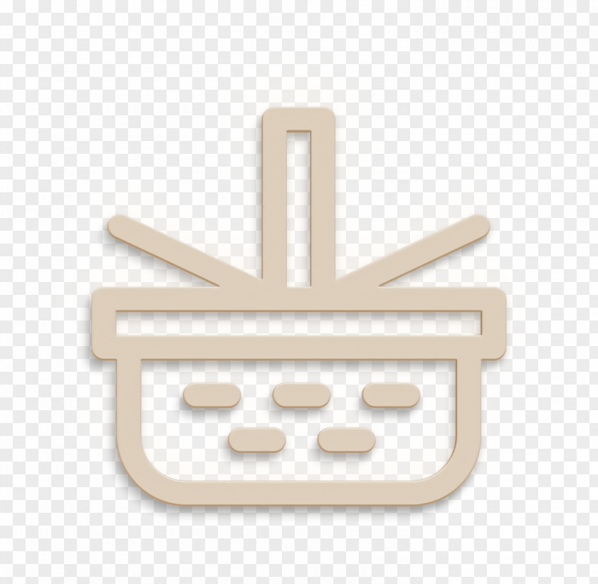 Summer Camp Icon Picnic Basket PNG