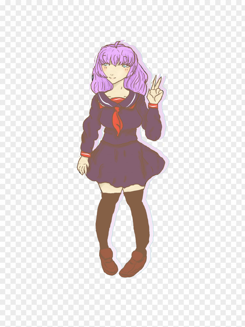 Schoolgirl Cartoon Homo Sapiens Character PNG