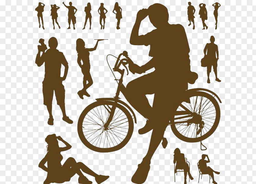Silhouette Figures Photography Royalty-free Clip Art PNG