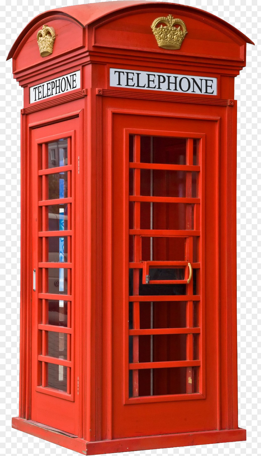 Telephone Booth Red Box PNG