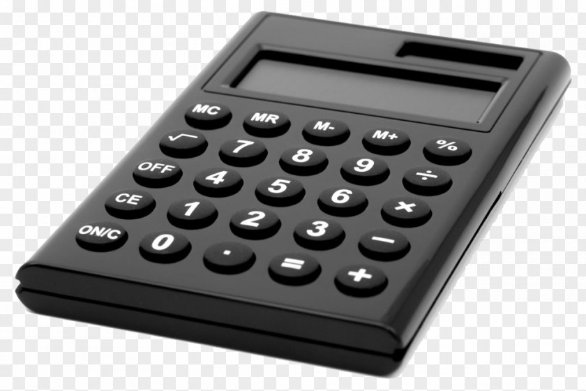 Black Calculator Photo Calculation PNG
