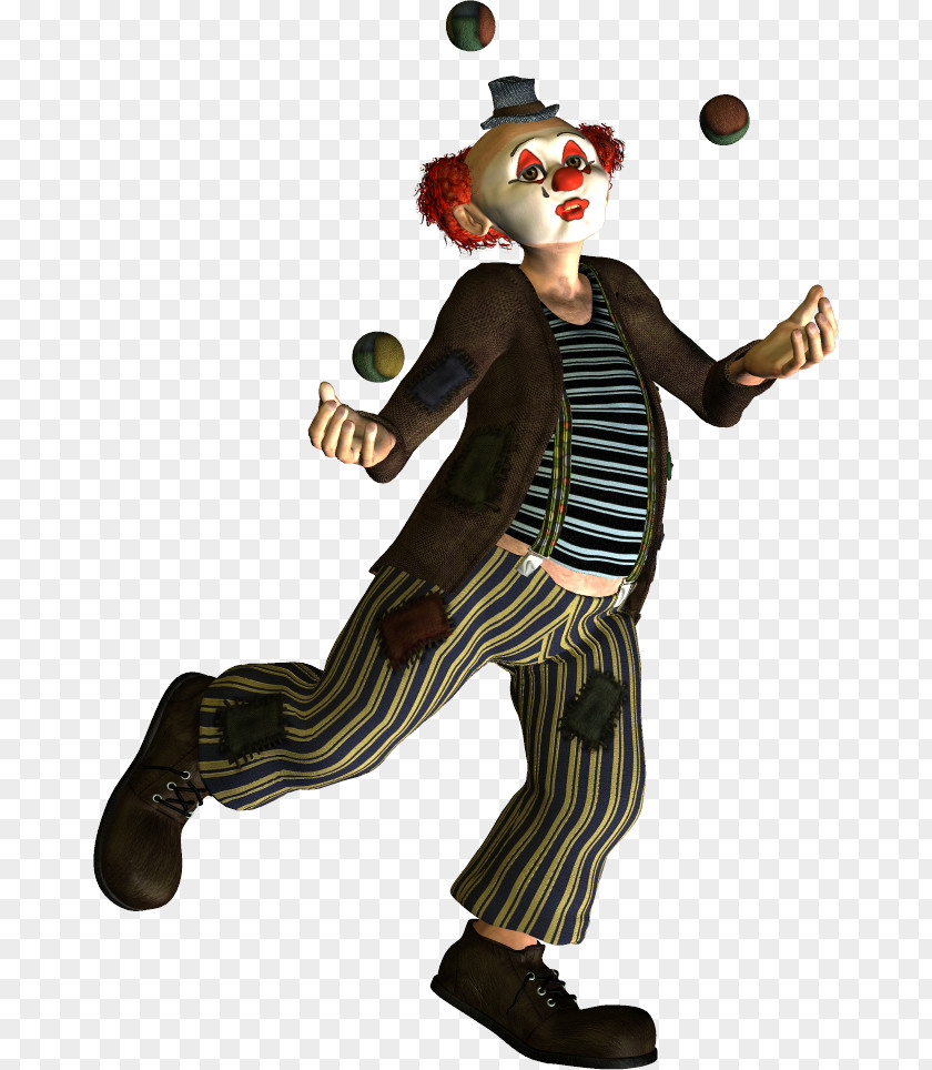 Clown Pierrot Costume Character Photography PNG