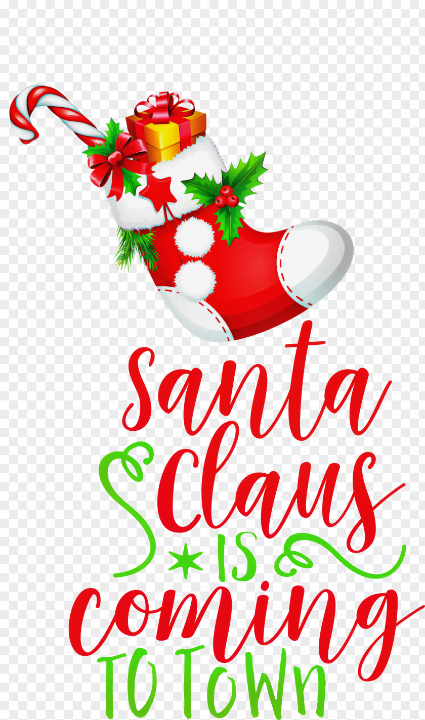 Santa Claus Is Coming Christmas PNG