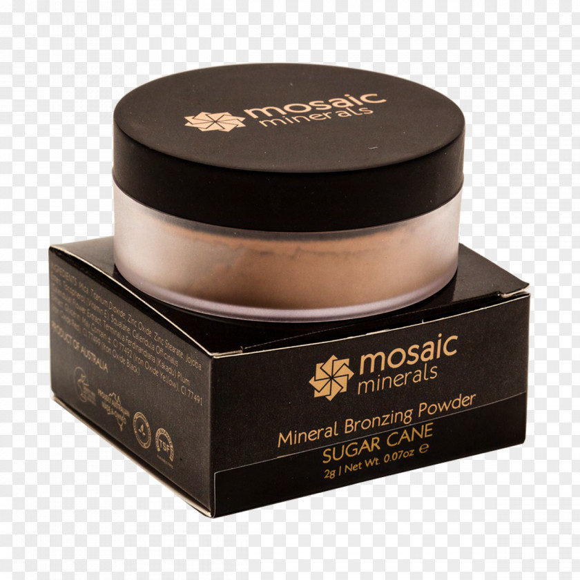 Sugar Cane Mineral Cosmetics Face Powder Foundation Cream PNG