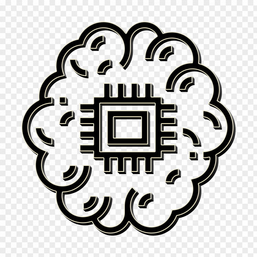 AI Icon Artificial Intelligence Brain PNG