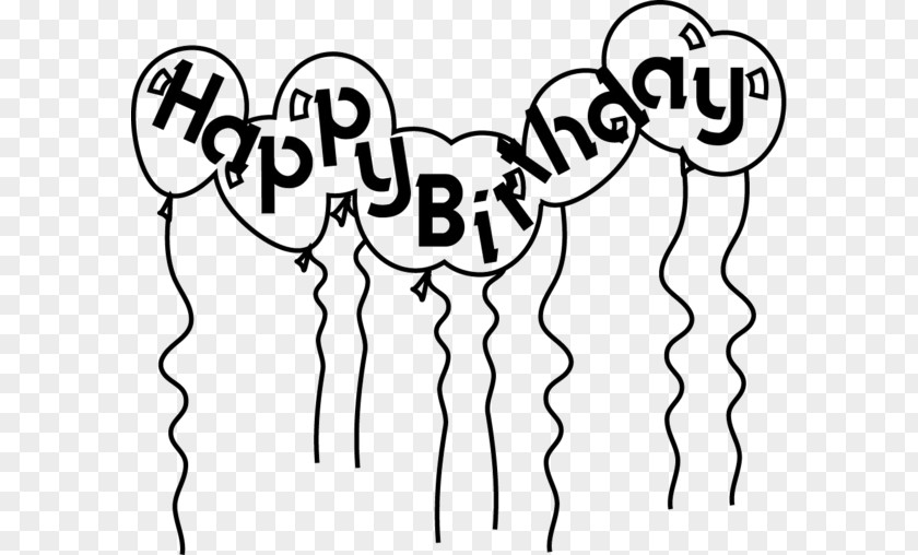 Birthday Happy To You Cake Balloon Clip Art PNG