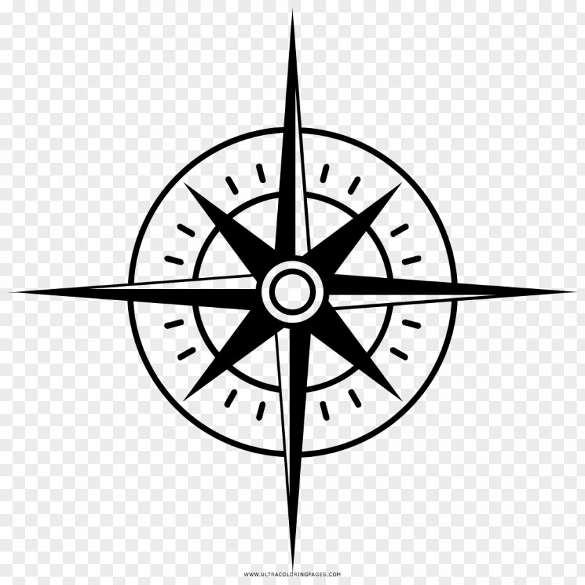 Compass Rose North Wind PNG