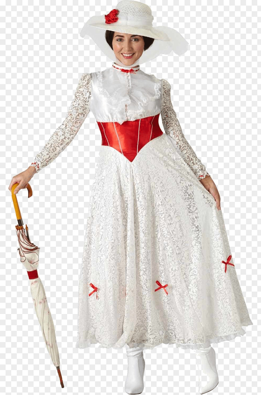 Dress Mary Poppins Costume Party Designer PNG