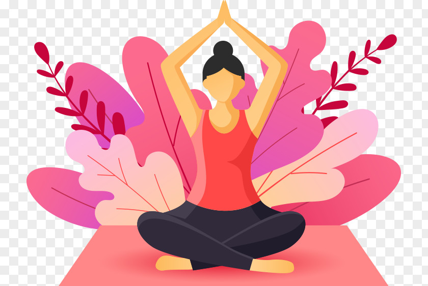 Gesture Hand Pink Physical Fitness Yoga PNG