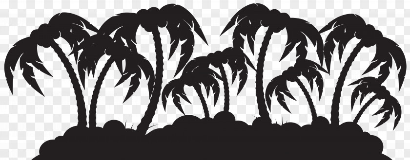 Island Silhouette Clip Art PNG