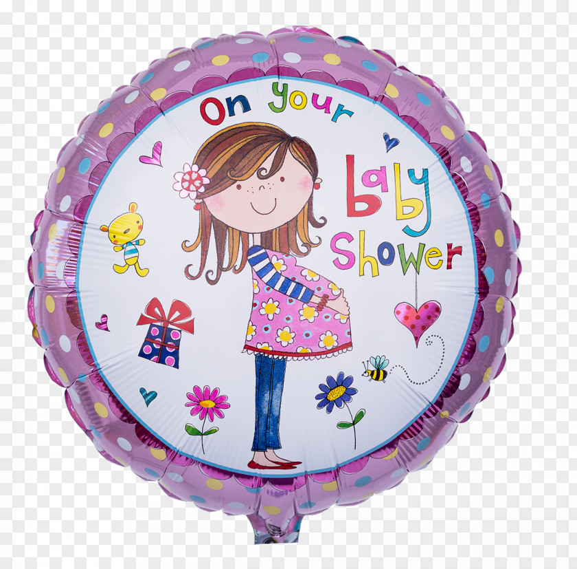 Balloon Aluminium Foil Baby Shower Party Infant PNG