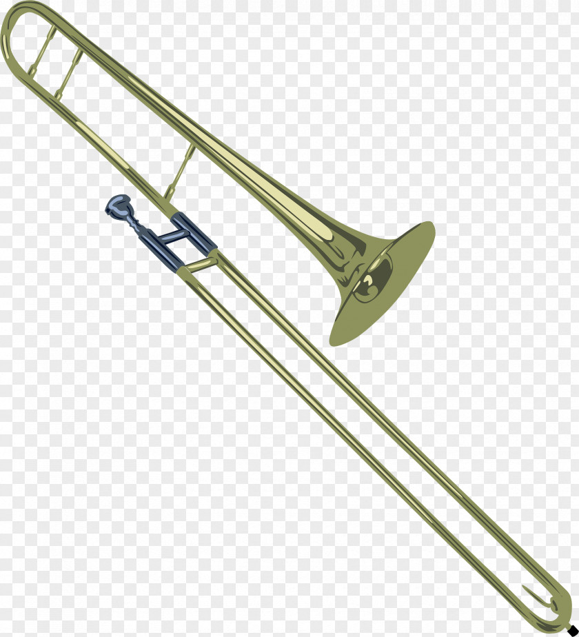 Orchestral Trombone Brass Instrument Clip Art PNG