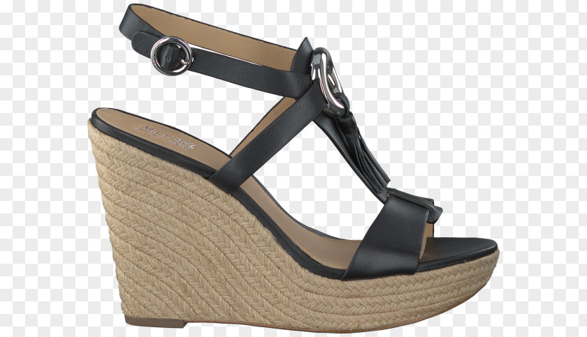 Sandal Wedge Platform Shoe Buckle PNG