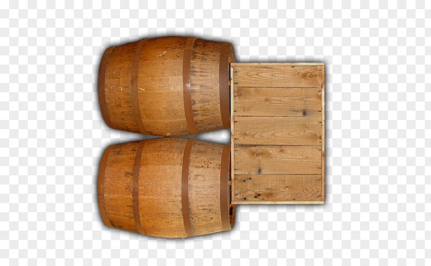 Wood Crate & Barrel Table Box PNG