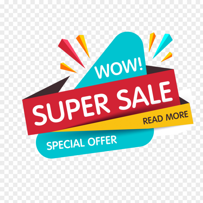 Store Tag Label Sales Promotion Web Banner PNG