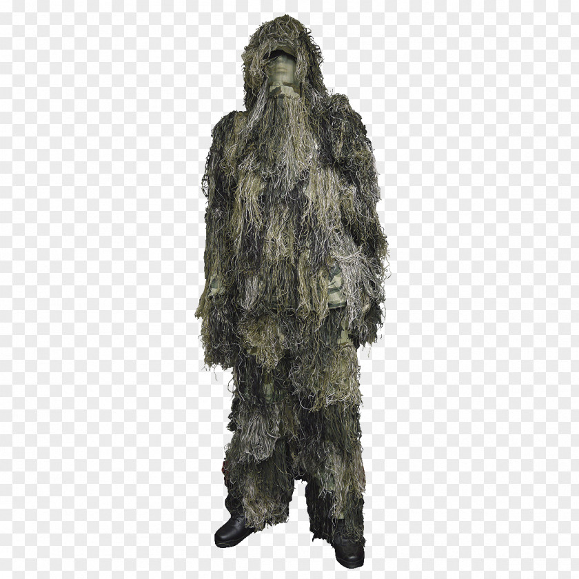 Camouflage Uniform Ghillie Suits Clothing Military PNG