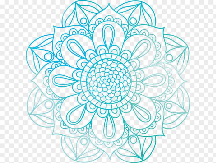 Design Mandala Coloring Book Drawing PNG