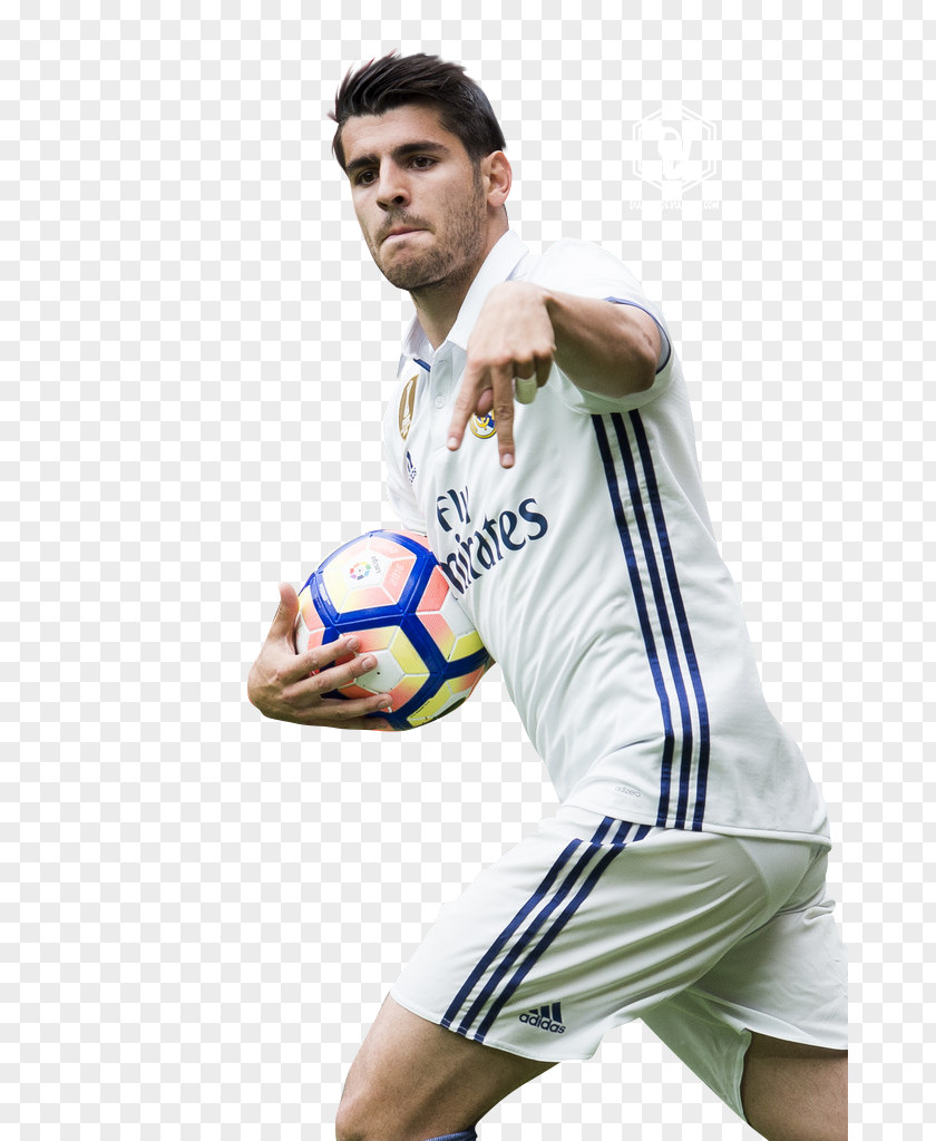 Football Álvaro Morata Real Madrid C.F. Jersey UEFA Champions League PNG