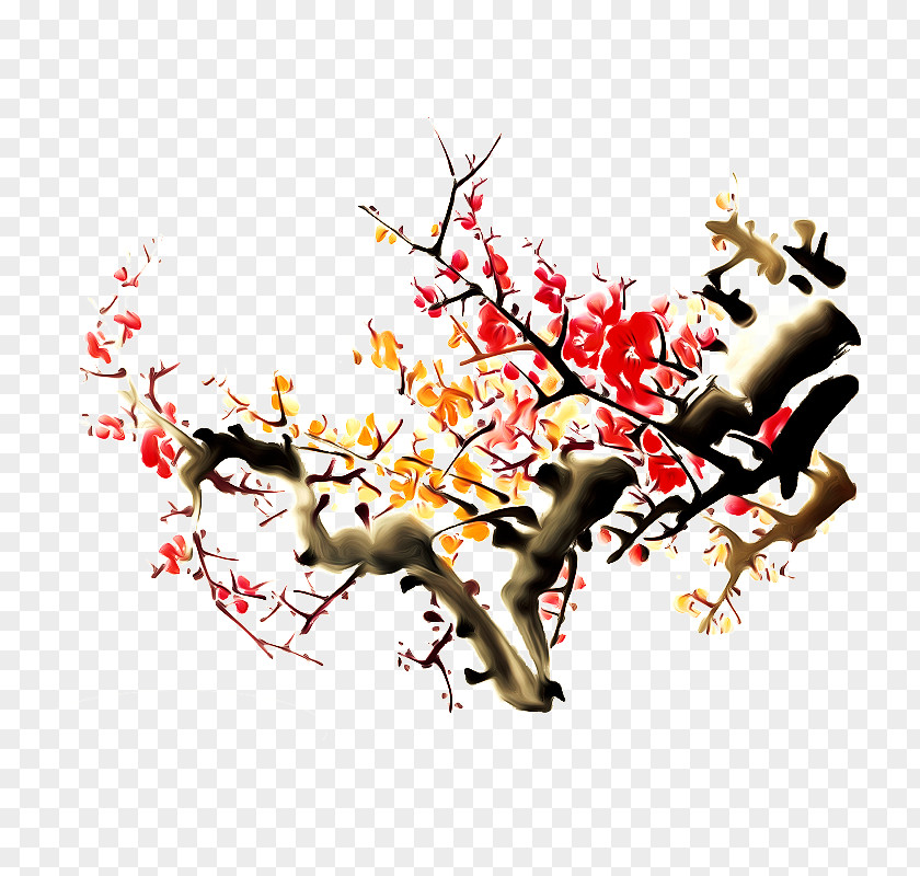 Plum Flower Download Blossom Clip Art PNG