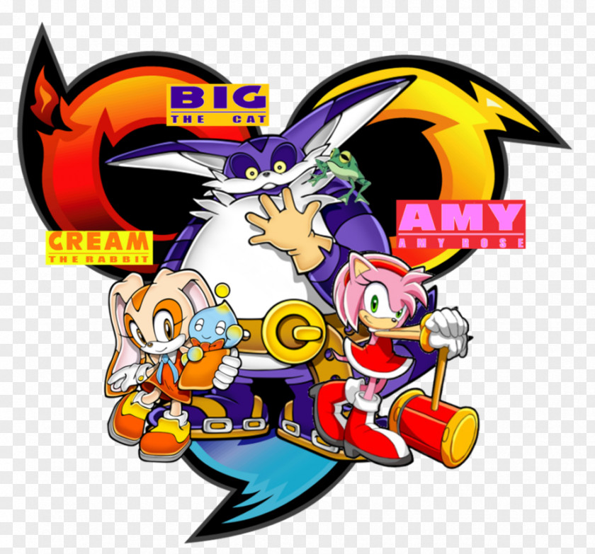 Sonic Heroes Shadow The Hedgehog Knuckles' Chaotix Free Riders PNG