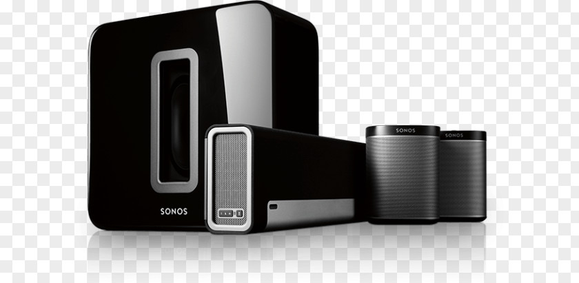 Sonos Sound System Tv Play:1 Home Theater Systems 5.1 Surround PNG