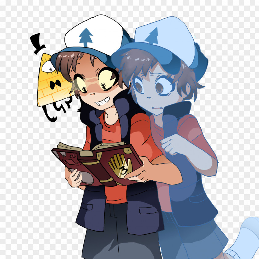 Bill Dipper Pines Mabel Cipher Drawing Grunkle Stan PNG