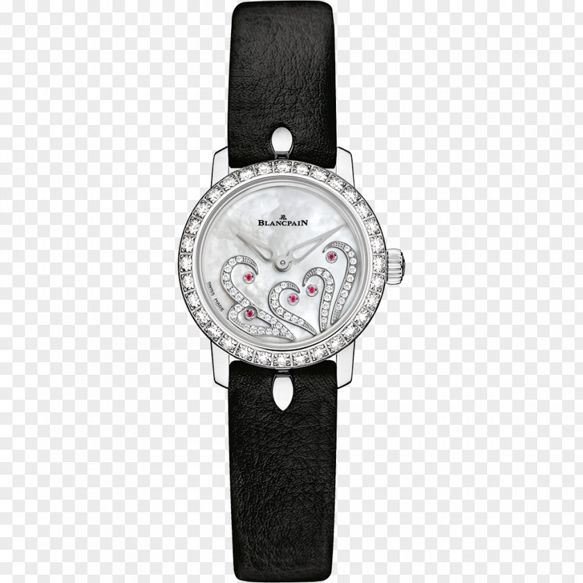 Blancpain Valentine Watch Black Watches Female Form Automatic Tourbillon Jewellery PNG