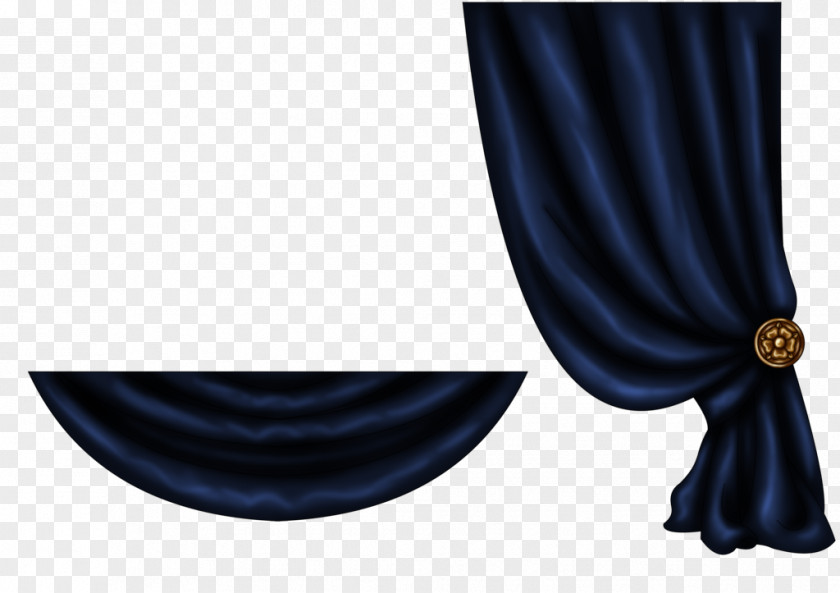 Curtains Window Treatment Curtain Blue PNG