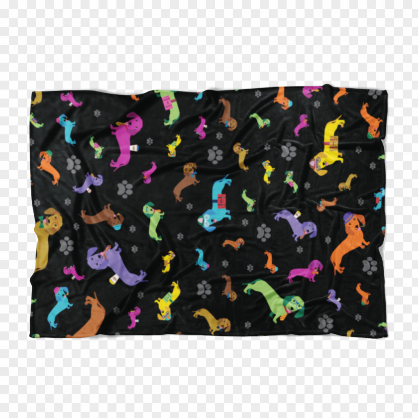 Dachshunds Place Mats Rectangle Textile Pattern PNG