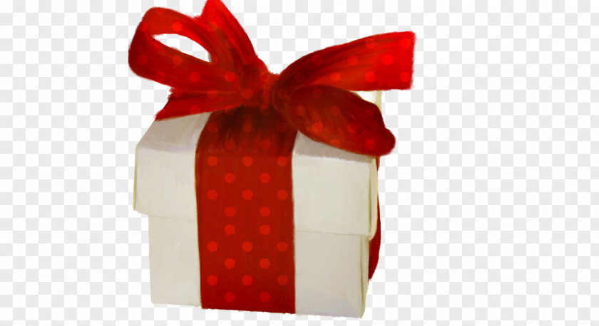 Christmas Ribbon Gift Box Decoration PNG